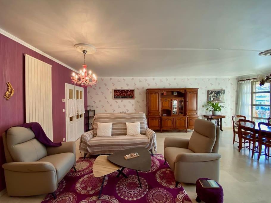 "Georgio" Grand Appartement Traversant Avec Vue Canal Et Parking Sete Luaran gambar