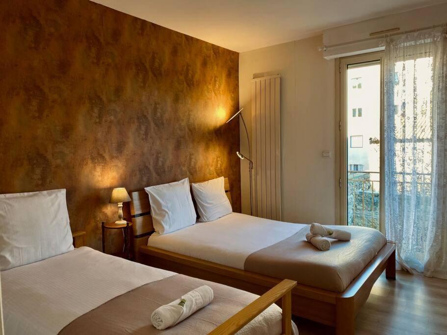"Georgio" Grand Appartement Traversant Avec Vue Canal Et Parking Sete Luaran gambar