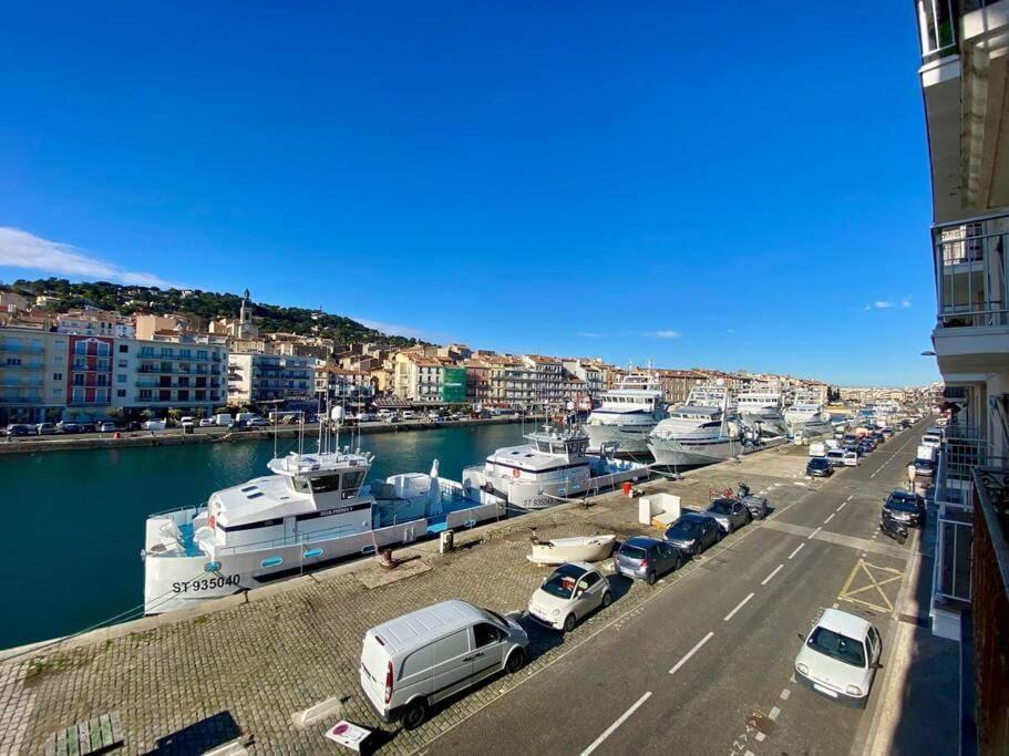 "Georgio" Grand Appartement Traversant Avec Vue Canal Et Parking Sete Luaran gambar